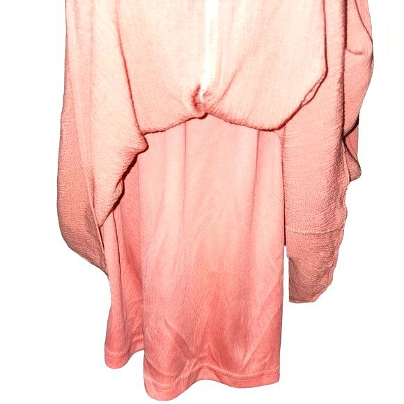Entro Boho Pink Embroidered Sleeveless Tasseled Rayon Tunic Size M - Picture 6 of 8